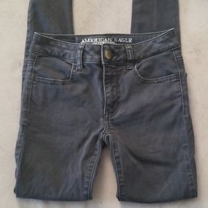 AE Black Super Stretch Jeggings